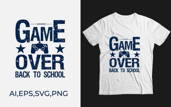 Back to School Gaming T-shirt: A Creative Designer's Tool