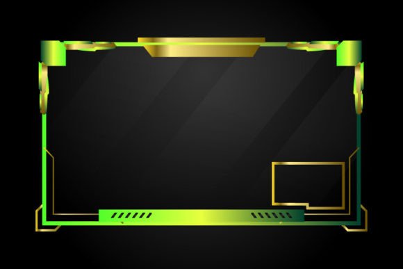 Crafting a Strategic Visual Identity with Gaming Streaming Panel Overlay Green