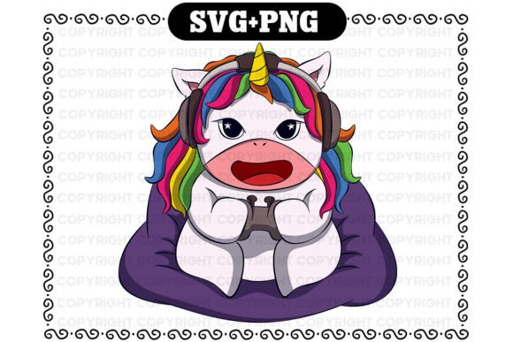 Creative Assets in a Digital Marketplace: The Role of the Gamer Gaming Unicorn SVG and PNG