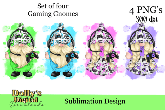 Gaming Gamer Gnome Gonks PNG: Playful Digital Art for Crafters and Creators