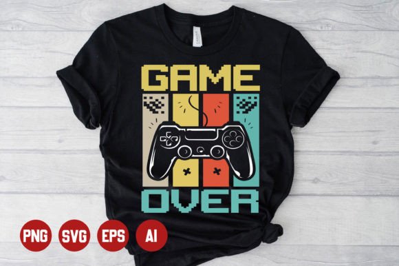 Gaming T-Shirt Design-5: A Versatile Digital Asset