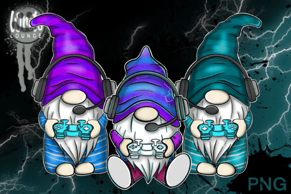Gnome Gaming Gnomes Gamer: Fun Digital Art for Creators