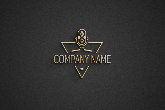 Professional Gaming Podcast Logo Design