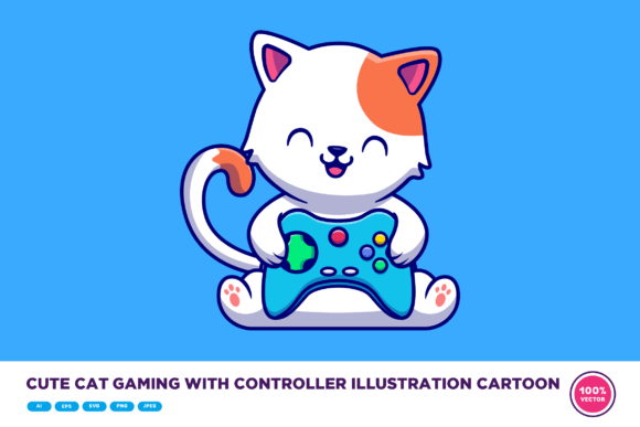 The Charm of Cute Cat Gaming Vector Illustrations: A Complete Guide to Adorable Animal Technology Art