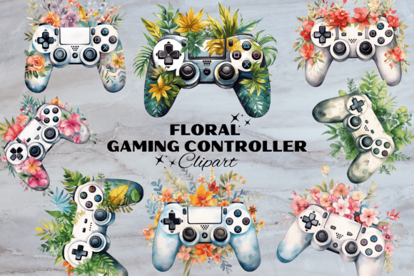 The Gamer - Floral Gaming Controller: A Fresh Fusion of Tech and Nature
