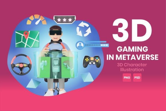 The Gaming in Metaverse 3D Character: Your Digital Identity in a New Universe
