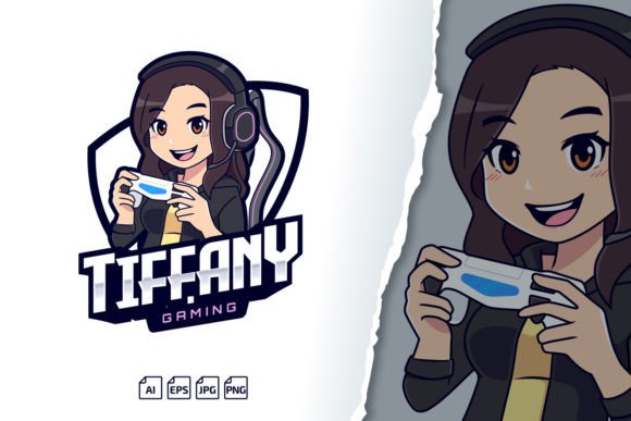 The Ultimate Tool for Your Gaming Identity: Streamer Logo Gaming Girl Template
