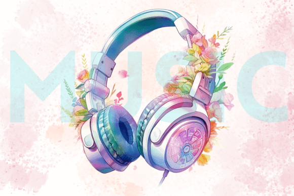 The Unexpected Harmony: Floral Watercolor Clipart Meets Gaming Hardware
