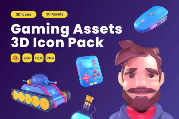 The Versatility of Gaming Asset 3D Icon Pack Vol 3 for Modern Digital Design