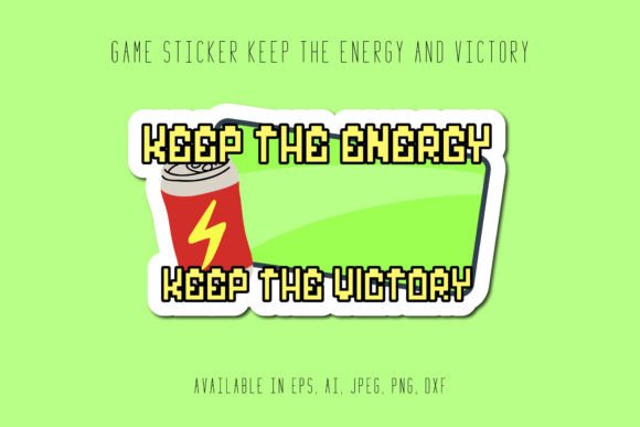 Unlock Your Creative Potential with Gaming Sticker Keep The Victory Energy